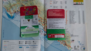Die Cinque Terre Card mit Bahn, Чинкве-Терре, Italien