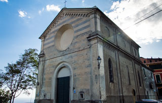 The sanctuary of Nostra Signora delle Grazie in San Bernardino, Vernazza, Cinque Terre, Italy