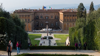 Der Garten Boboli und der Palazzo Pitti, Florenz, Italien