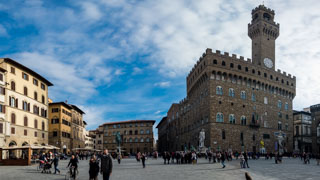 Palazzo Vecchio și Piața Signoria, Florența, Italia