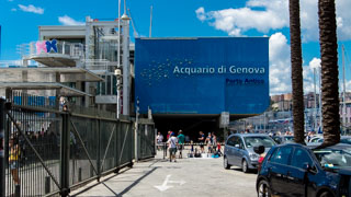 Das Aquarium in Genua, Italien
