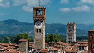Der Uhrenturm, Lucca, Italien