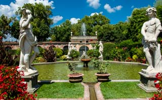 Jardín de Palacio Pfanner, Lucca, Italia