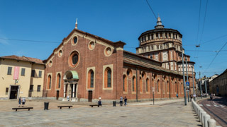 Die Kirche Santa Maria delle Grazie, Mailand, Italien