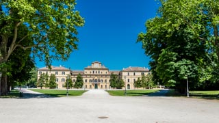 Der Dogenpalast im Park Ducale, Parma, Italien